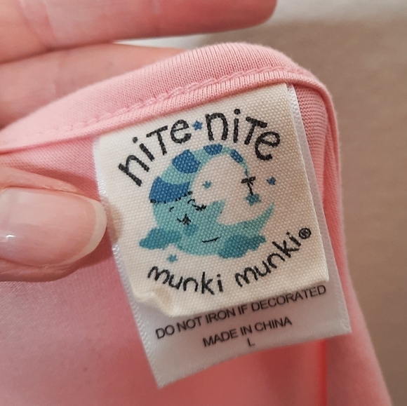 Nite Nite Munki Munki Frappuccino Coffee Lover PJ Set L - Picture 5 of 10